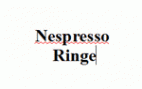 Nespresso Ringe